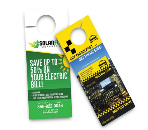 Printed Paper Door Hanger